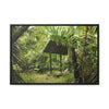 Rainforest Trails & Views - Gallery Canvas Wraps, Horizontal Frame - El Yunque National Forest - Puerto Rico - Tradewinds Trail shelter - Green Forest Home