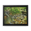 Rainforest Trails & Views - Gallery Canvas Wraps, Horizontal Frame - El Yunque National Forest - Puerto Rico - The Famous La Mina Trail & River - Green Forest Home