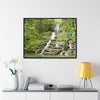 Rainforest Trails & Views - Gallery Canvas Wraps, Horizontal Frame - El Yunque National Forest - Puerto Rico - View from La Coca Trail - Green Forest Home