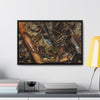 Rainforest Trails & Views - Gallery Canvas Wraps, Horizontal Frame - El Yunque National Forest - Puerto Rico - The dense forest ground near the top of PR 191 - the red root is a Sierra Palm root - Green Forest Home