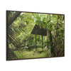 Rainforest Trails & Views - Gallery Canvas Wraps, Horizontal Frame - El Yunque National Forest - Puerto Rico - Tradewinds Trail shelter - Green Forest Home