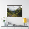 Rainforest Trails & Views - Gallery Canvas Wraps, Horizontal Frame - El Yunque National Forest - Puerto Rico - Closed PR191 forested road - Green Forest Home