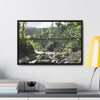 Rainforest Trails & Views - Gallery Canvas Wraps, Horizontal Frame - El Yunque National Forest - Puerto Rico - Rio Sabana Trail - Green Forest Home