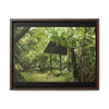 Rainforest Trails & Views - Gallery Canvas Wraps, Horizontal Frame - El Yunque National Forest - Puerto Rico - Tradewinds Trail shelter - Green Forest Home