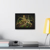 Rainforest Trails & Views - Gallery Canvas Wraps, Horizontal Frame - El Yunque National Forest - Puerto Rico - Tradewinds trail weird trees - Green Forest Home