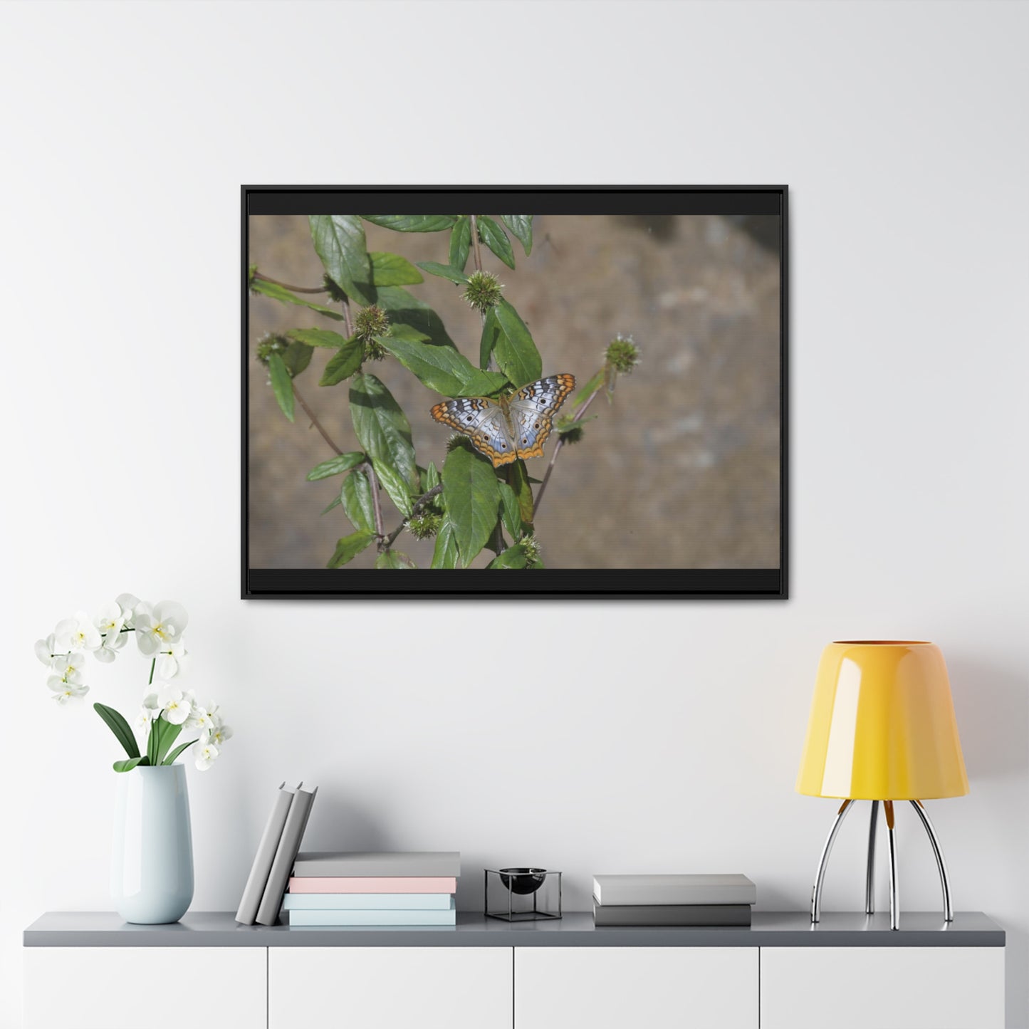 Rainforest Trails & Views - Gallery Canvas Wraps, Horizontal Frame - El Yunque National Forest - Puerto Rico - Rio Sabana Park Butterfly - Green Forest Home