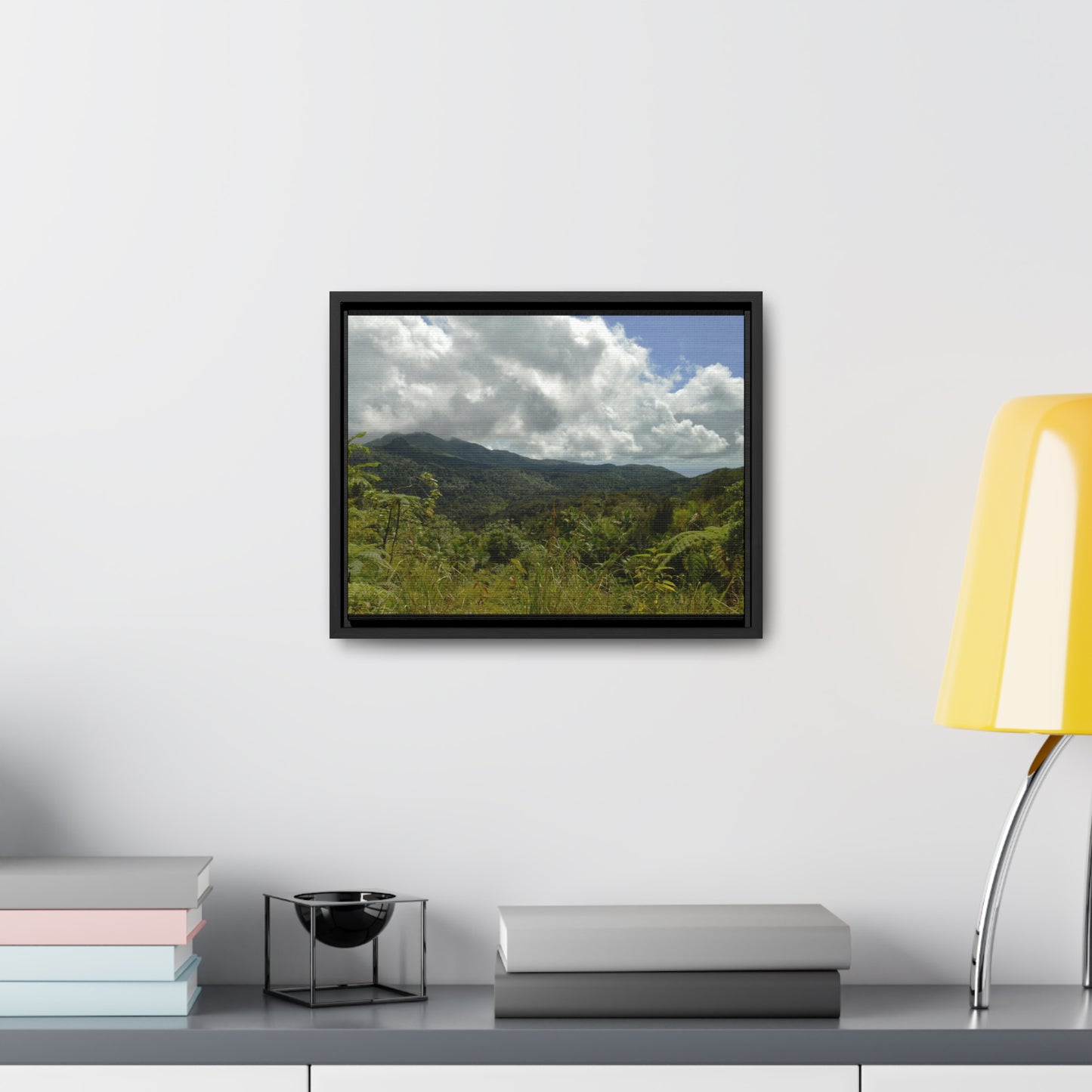 Rainforest Trails & Views - Gallery Canvas Wraps, Horizontal Frame - El Yunque National Forest - Puerto Rico - View from PR191 closed forest road - Green Forest Home