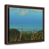 Rainforest Trails & Views - Gallery Canvas Wraps, Horizontal Frame - El Yunque National Forest - PR - Urbanization gets closer - view from Tres Picachos - Green Forest Home