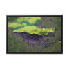 Rainforest Trails & Views - Gallery Canvas Wraps, Horizontal Frame - El Yunque National Forest - Puerto Rico - Mt Britton road view of Mt Britton - color enhanced - Green Forest Home