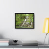 Rainforest Trails & Views - Gallery Canvas Wraps, Horizontal Frame - El Yunque National Forest - Puerto Rico - View from La Coca Trail - Green Forest Home