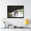 Rainforest Trails & Views - Gallery Canvas Wraps, Horizontal Frame - El Yunque National Forest - Puerto Rico - Lizard in readyness - Green Forest Home