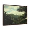 Rainforest Trails & Views - Gallery Canvas Wraps, Horizontal Frame - El Yunque National Forest - Puerto Rico - View of East Peak radars from closed road PR 191 - Green Forest Home