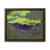 Rainforest Trails & Views - Gallery Canvas Wraps, Horizontal Frame - El Yunque National Forest - Puerto Rico - Mt Britton road view of Mt Britton - color enhanced - Green Forest Home