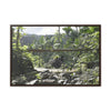 Rainforest Trails & Views - Gallery Canvas Wraps, Horizontal Frame - El Yunque National Forest - Puerto Rico - Rio Sabana Trail - Green Forest Home