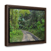 Rainforest Trails & Views - Gallery Canvas Wraps, Horizontal Frame - El Yunque National Forest - Puerto Rico - Closed PR191 forested road - Green Forest Home