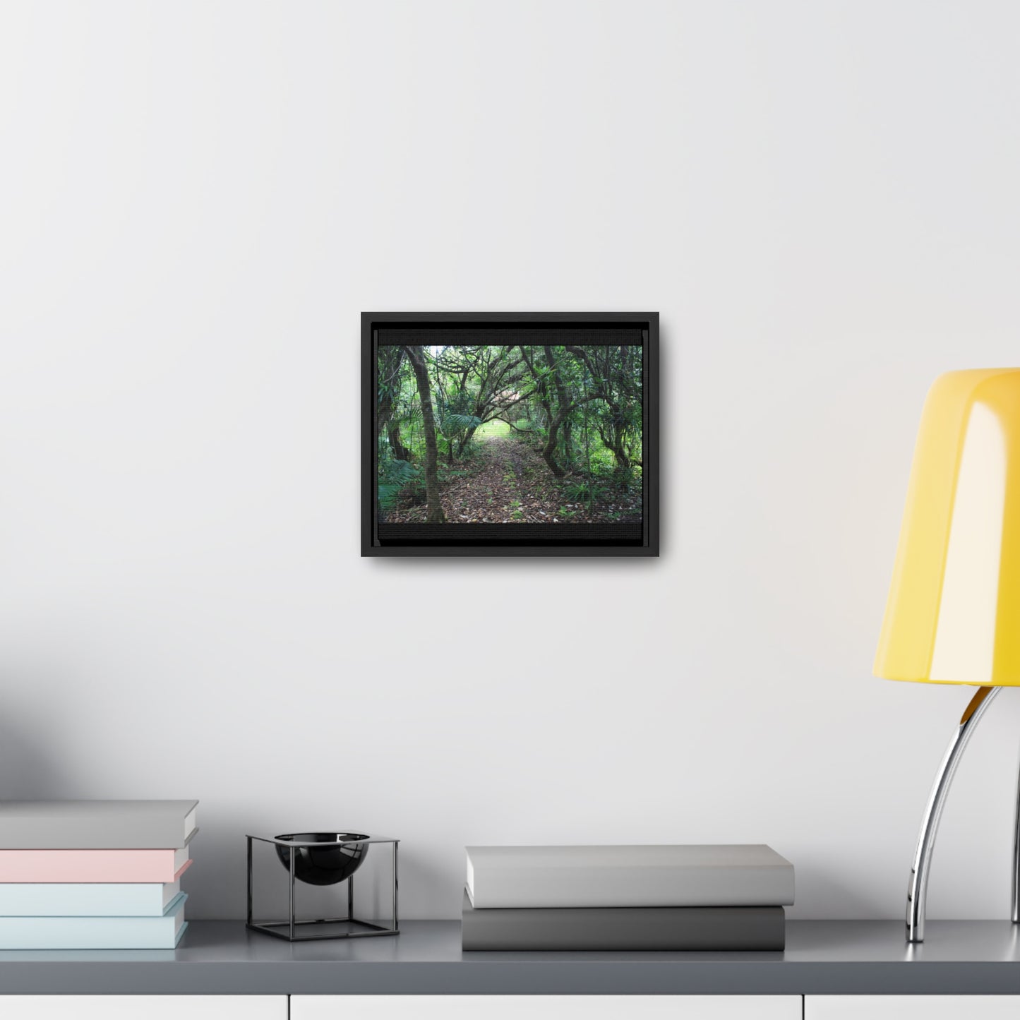 Rainforest Trails & Views - Gallery Canvas Wraps, Horizontal Frame - El Yunque National Forest - Puerto Rico - Tradewinds trail - cloud forest - Green Forest Home