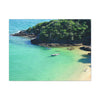 Best Beaches & Islands - Canvas Stretched, 0.75" in 6 sizes - Oceanic coast in Brazil to enjoy the beaches and the mountains - US Print