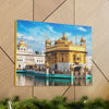 Printed in USA - Canvas Gallery Wraps - The Golden Temple in Amritsar, Punjab -  India - Sikhsm