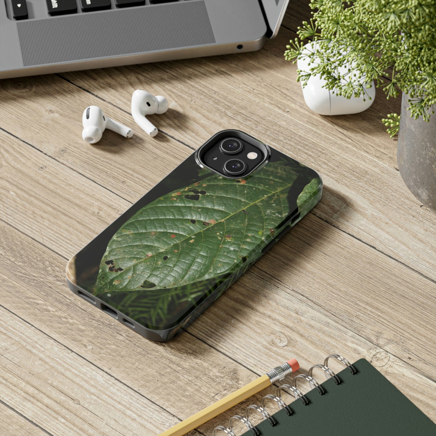 Tough Phone Cases, Case-Mate - Large Tropical leaf - El Yunque rainforest PR - Nikon D850 High Resolution Image - Made in USA