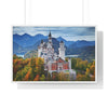 Premium Framed Horizontal Poster - Printed in LATVIA - Neuschwanstein Castle, Germany - EUROPE