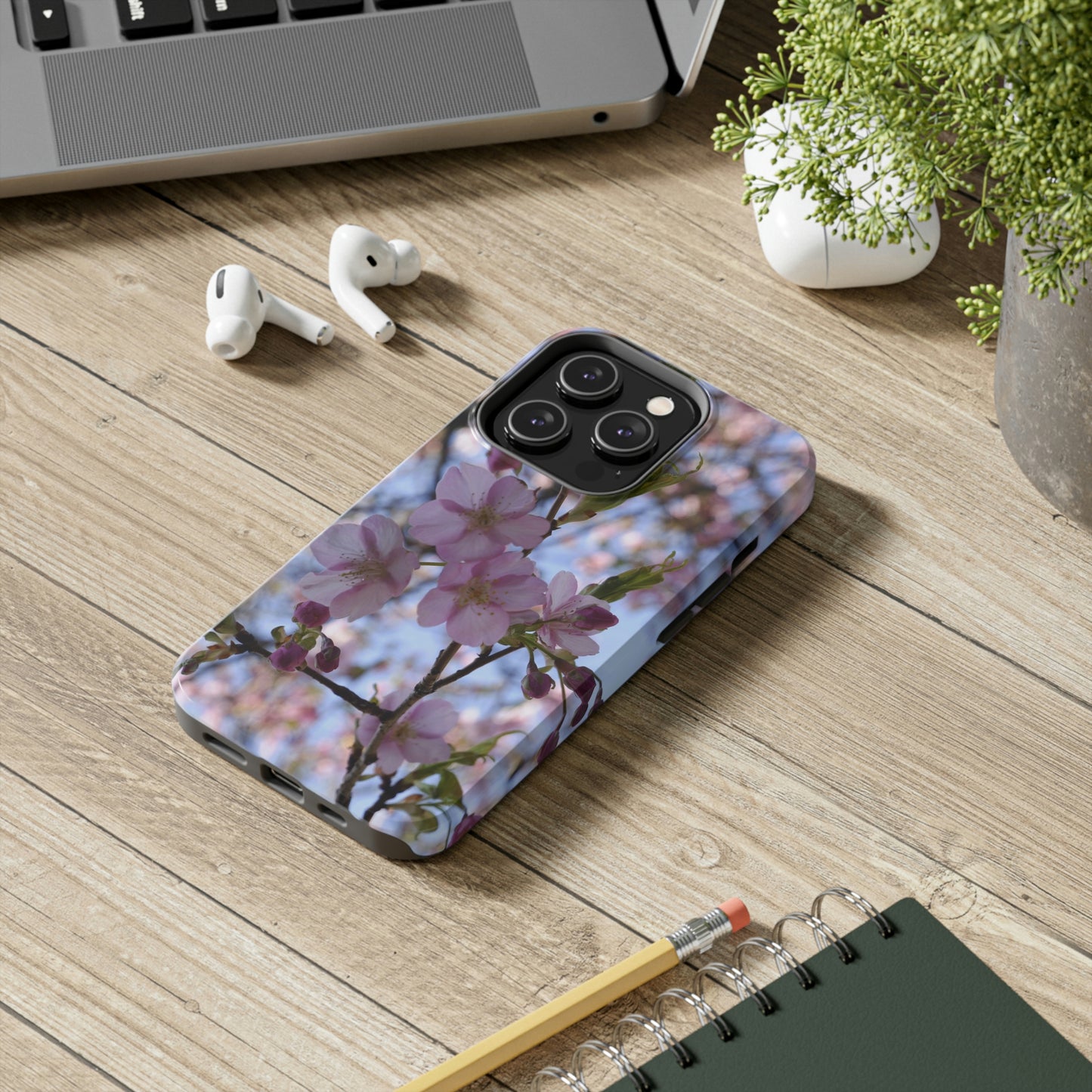 Tough Phone Cases, Case-Mate - Cherry blossom background in spring, Japan  - Made in USA