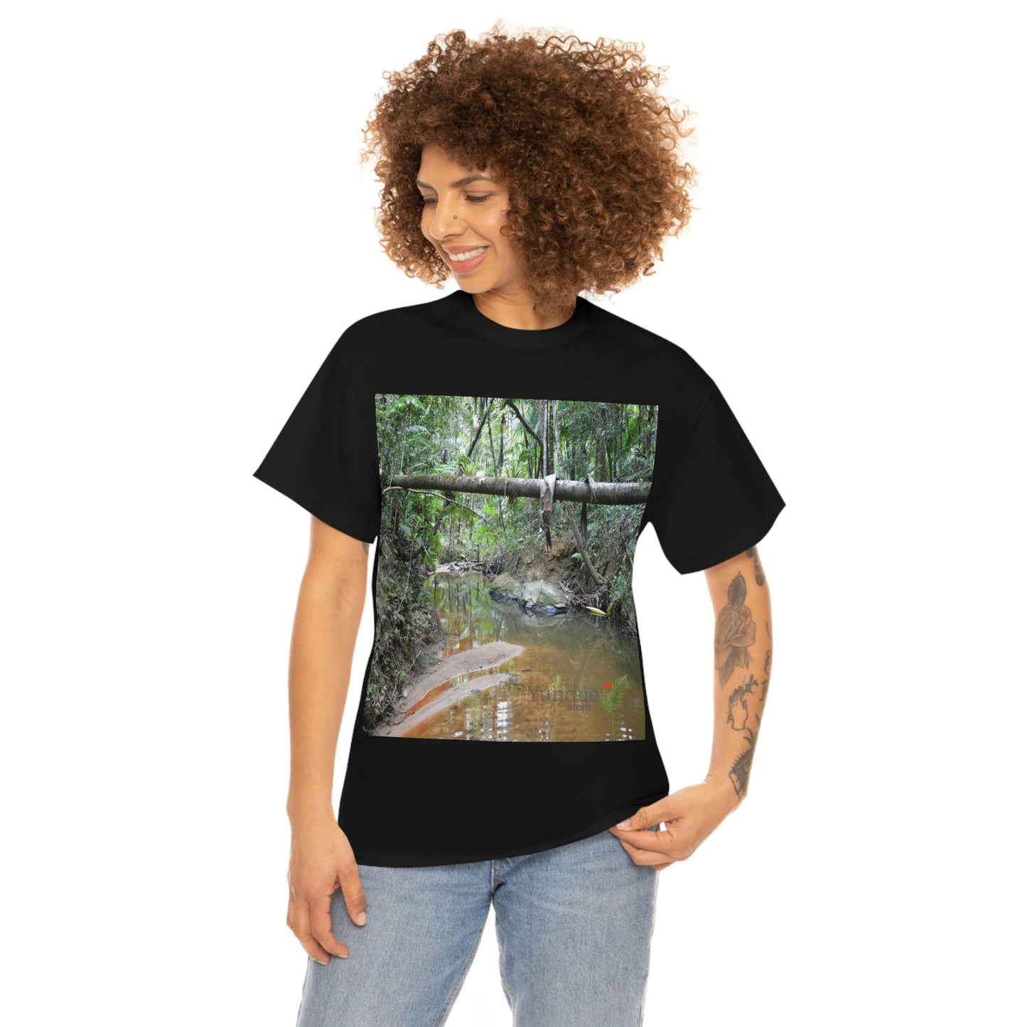 AU Print - Giladan 5000 - Unisex Heavy Cotton Tee - Espiritu Santo wilderness river explorations - El Yunque rain forest - Puerto Rico