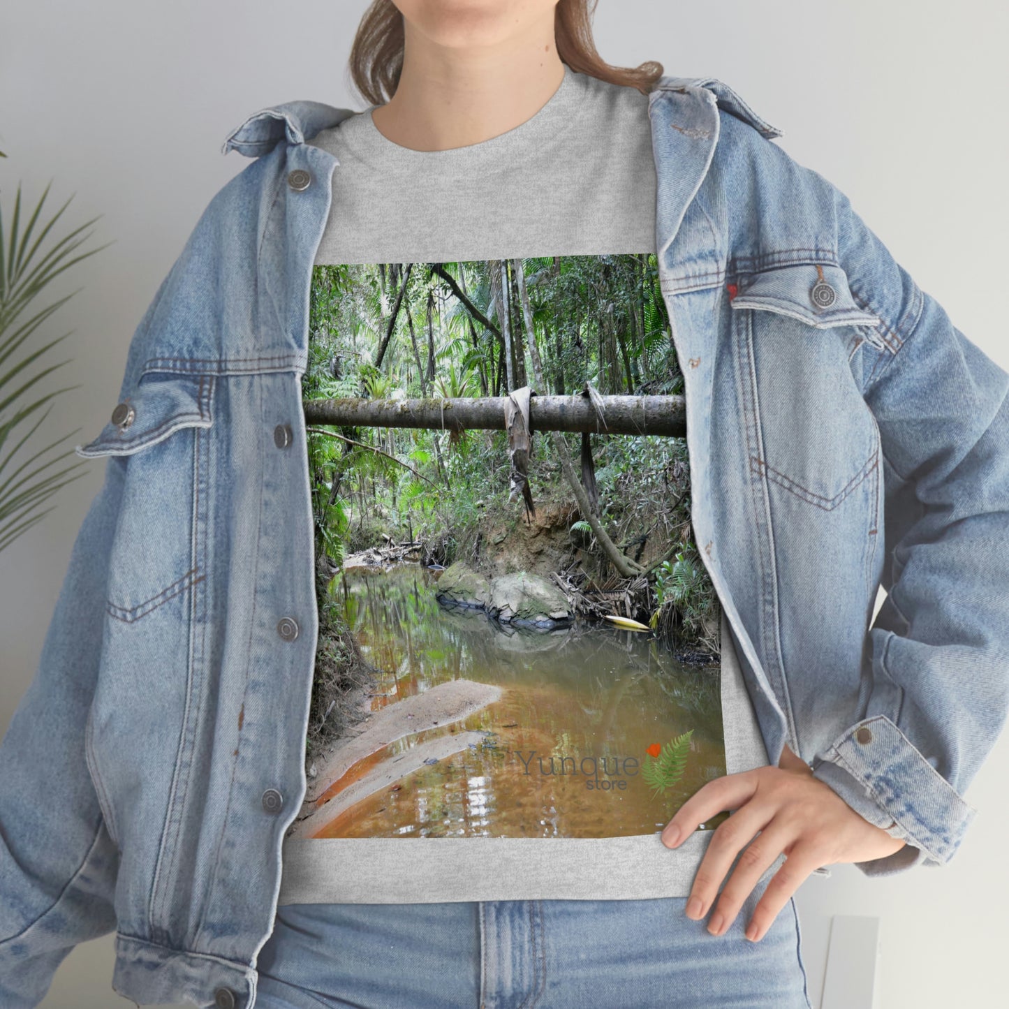 AU Print - Giladan 5000 - Unisex Heavy Cotton Tee - Espiritu Santo wilderness river explorations - El Yunque rain forest - Puerto Rico