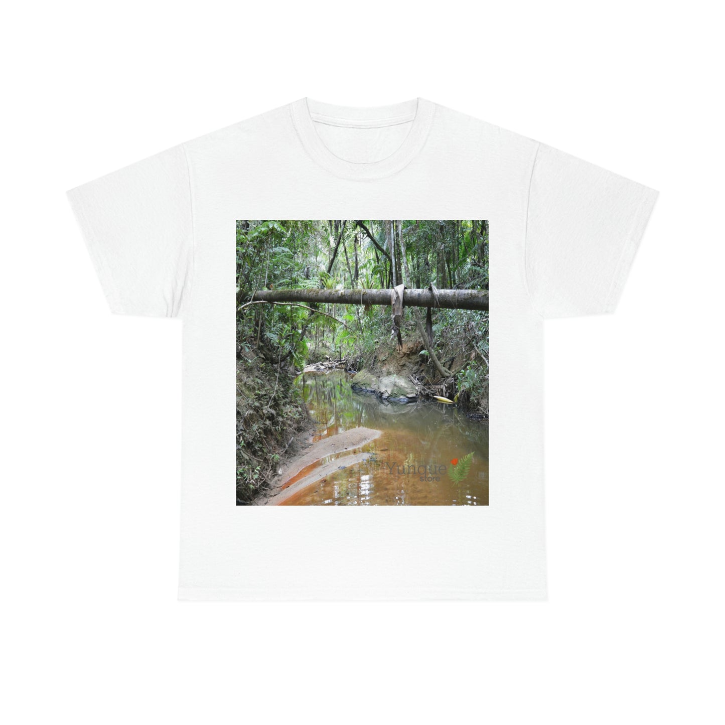 AU Print - Giladan 5000 - Unisex Heavy Cotton Tee - Espiritu Santo wilderness river explorations - El Yunque rain forest - Puerto Rico