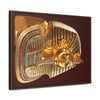 Horizontal Framed Premium Gallery Wrap Canvas -  Mask of Tutankhamen Mummy - Egypt - Ancient religions