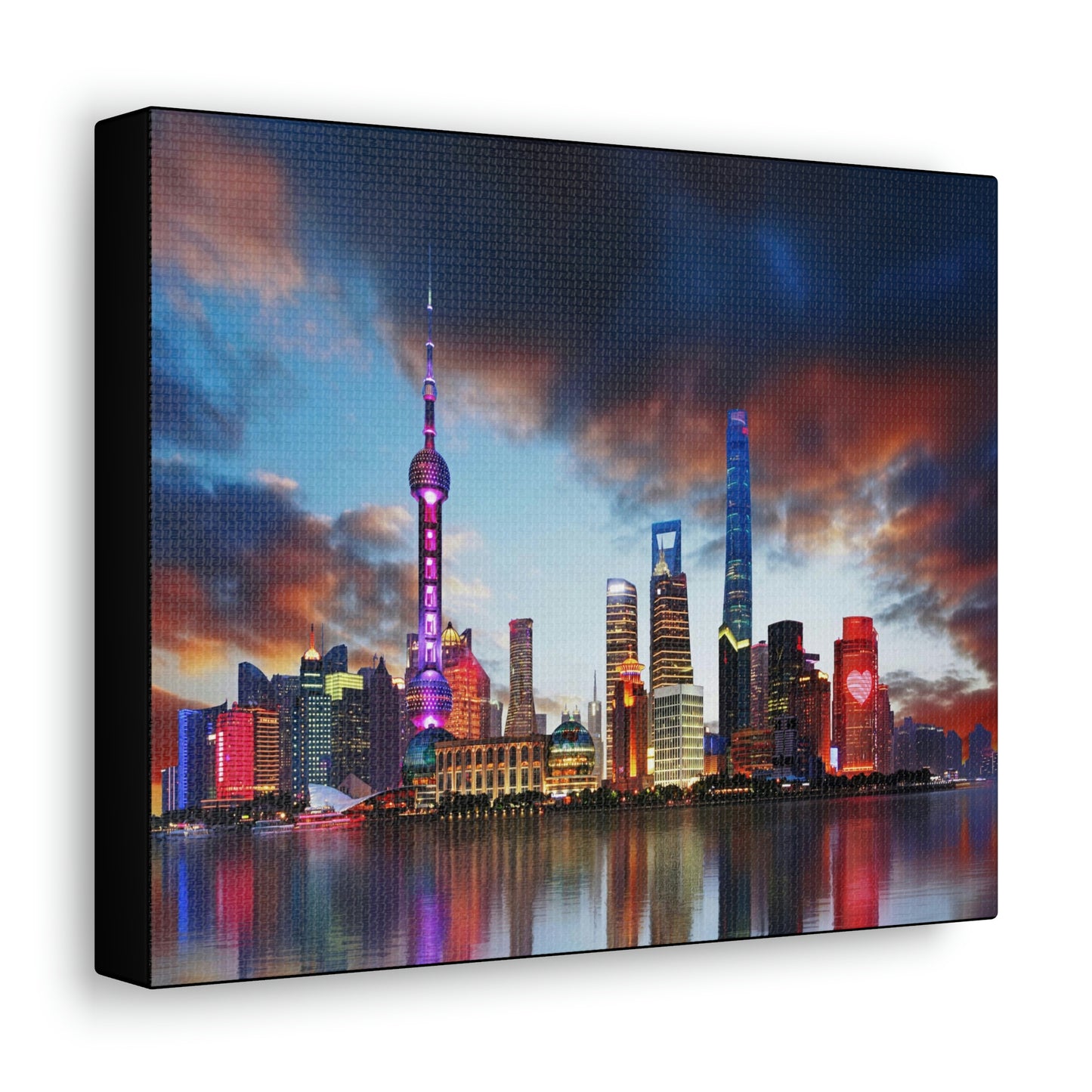 CHINA - SMALL Canvas Gallery Wraps - China Shanghai unique skyline