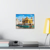 Printed in USA - Canvas Gallery Wraps - The Golden Temple in Amritsar, Punjab -  India - Sikhsm