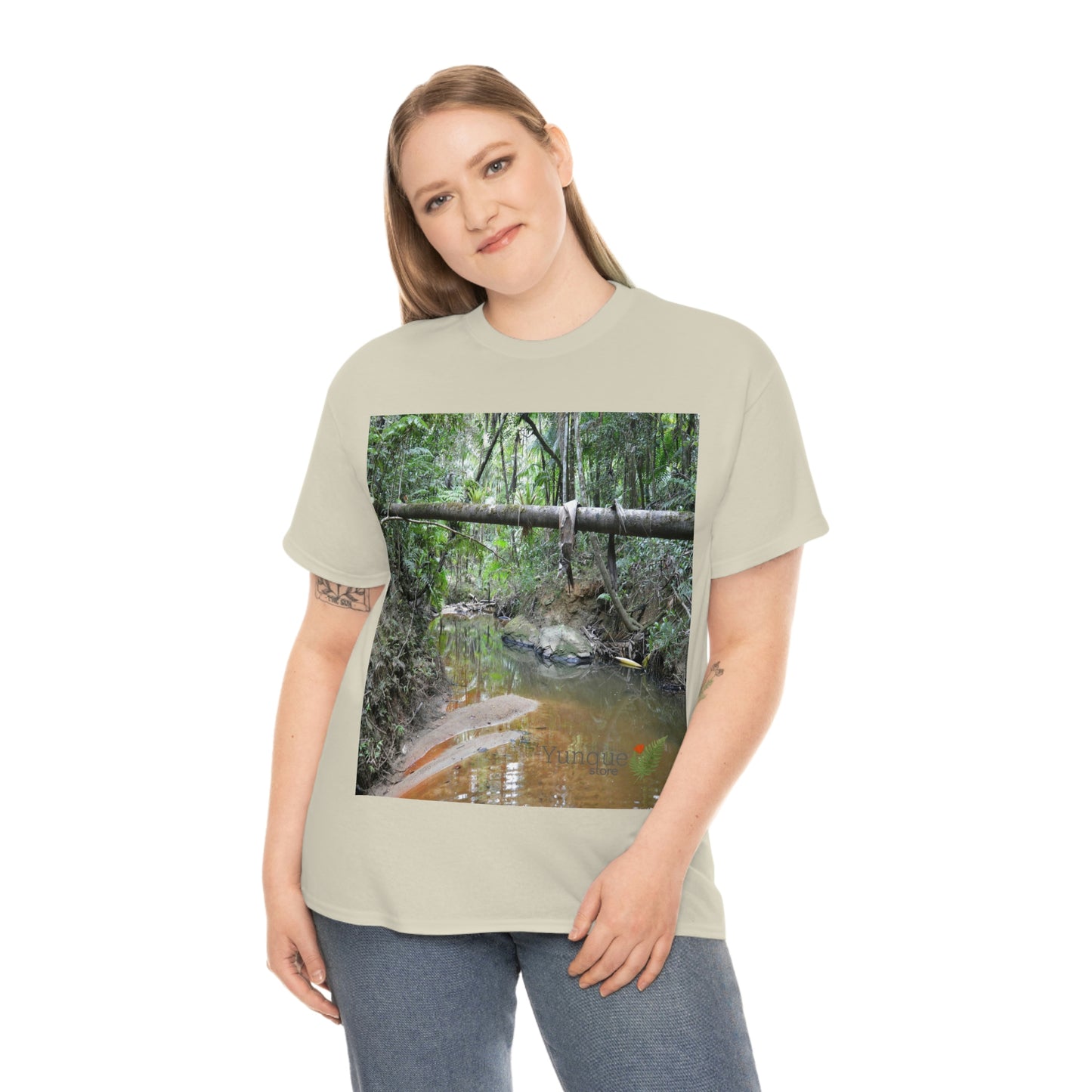 AU Print - Giladan 5000 - Unisex Heavy Cotton Tee - Espiritu Santo wilderness river explorations - El Yunque rain forest - Puerto Rico