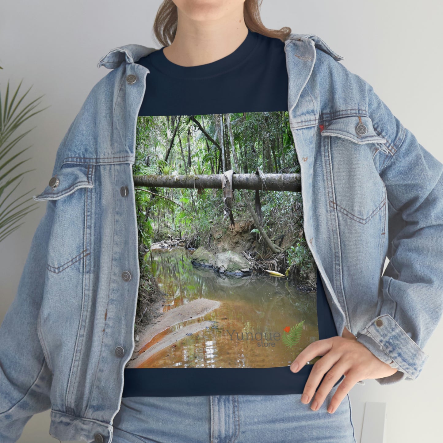 AU Print - Giladan 5000 - Unisex Heavy Cotton Tee - Espiritu Santo wilderness river explorations - El Yunque rain forest - Puerto Rico