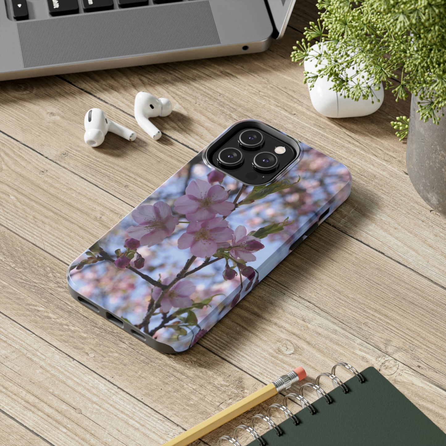 Tough Phone Cases, Case-Mate - Cherry blossom background in spring, Japan  - Made in USA