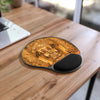 Ergonomic Mouse Pad With Wrist Rest - Buddha in the Bliss of Nirvana