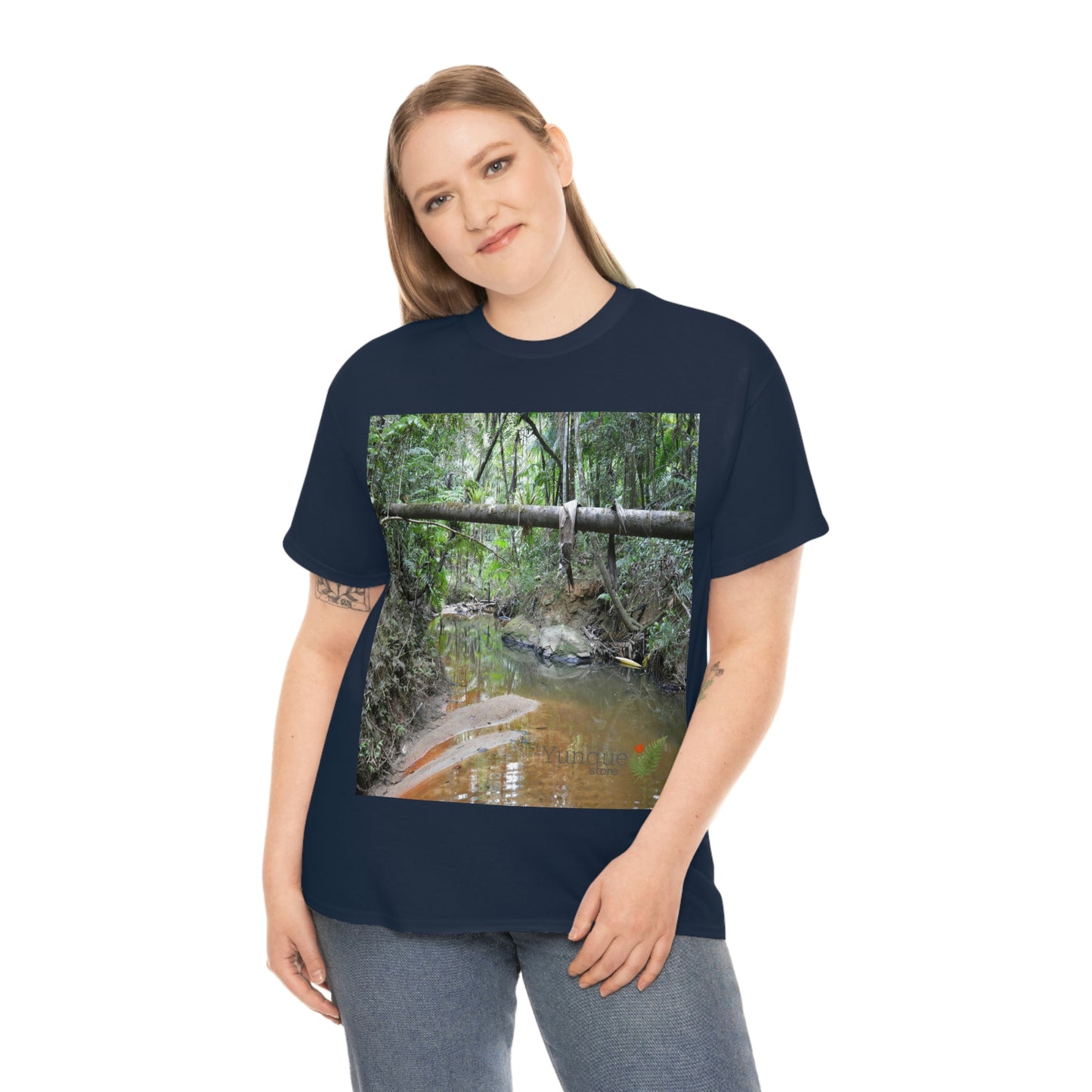 AU Print - Giladan 5000 - Unisex Heavy Cotton Tee - Espiritu Santo wilderness river explorations - El Yunque rain forest - Puerto Rico