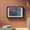 Framed Posters, Black - Tokyo, Japan City Skyline at Tokyo Tower - Made in Australia by Prima Printing