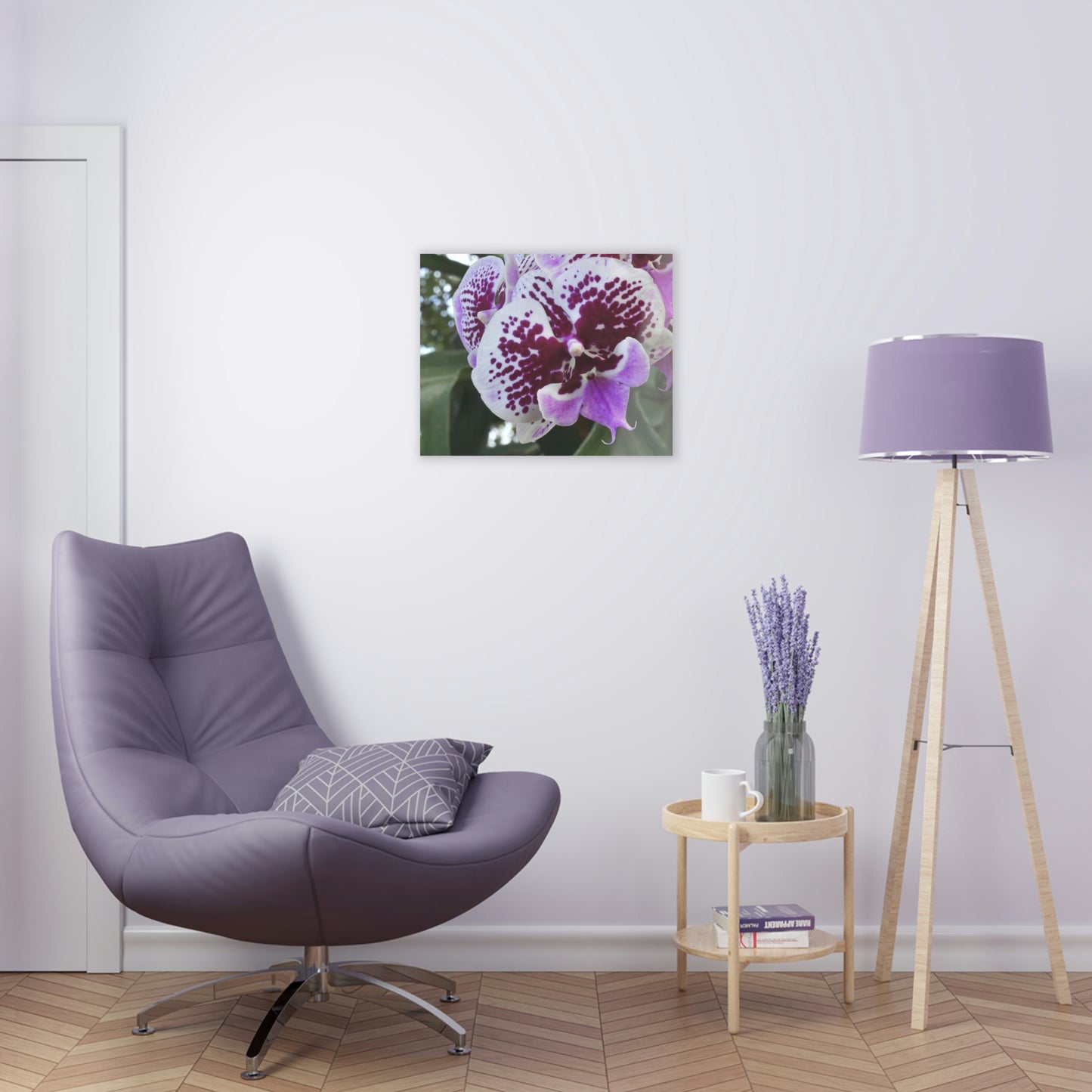 ACRYLIC Wall Prints - ORCHIDS - the sharpest colors and prints - lasting glass surface - stunning for the Green Forest Home decor - US Made