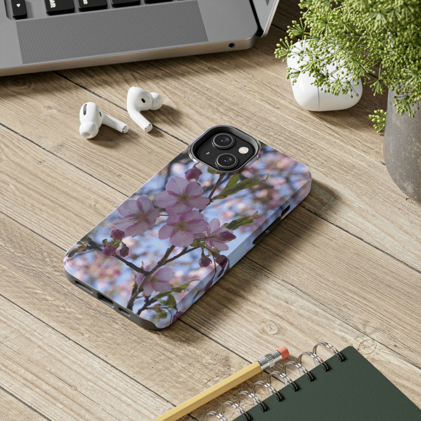 Tough Phone Cases, Case-Mate - Cherry blossom background in spring, Japan  - Made in USA