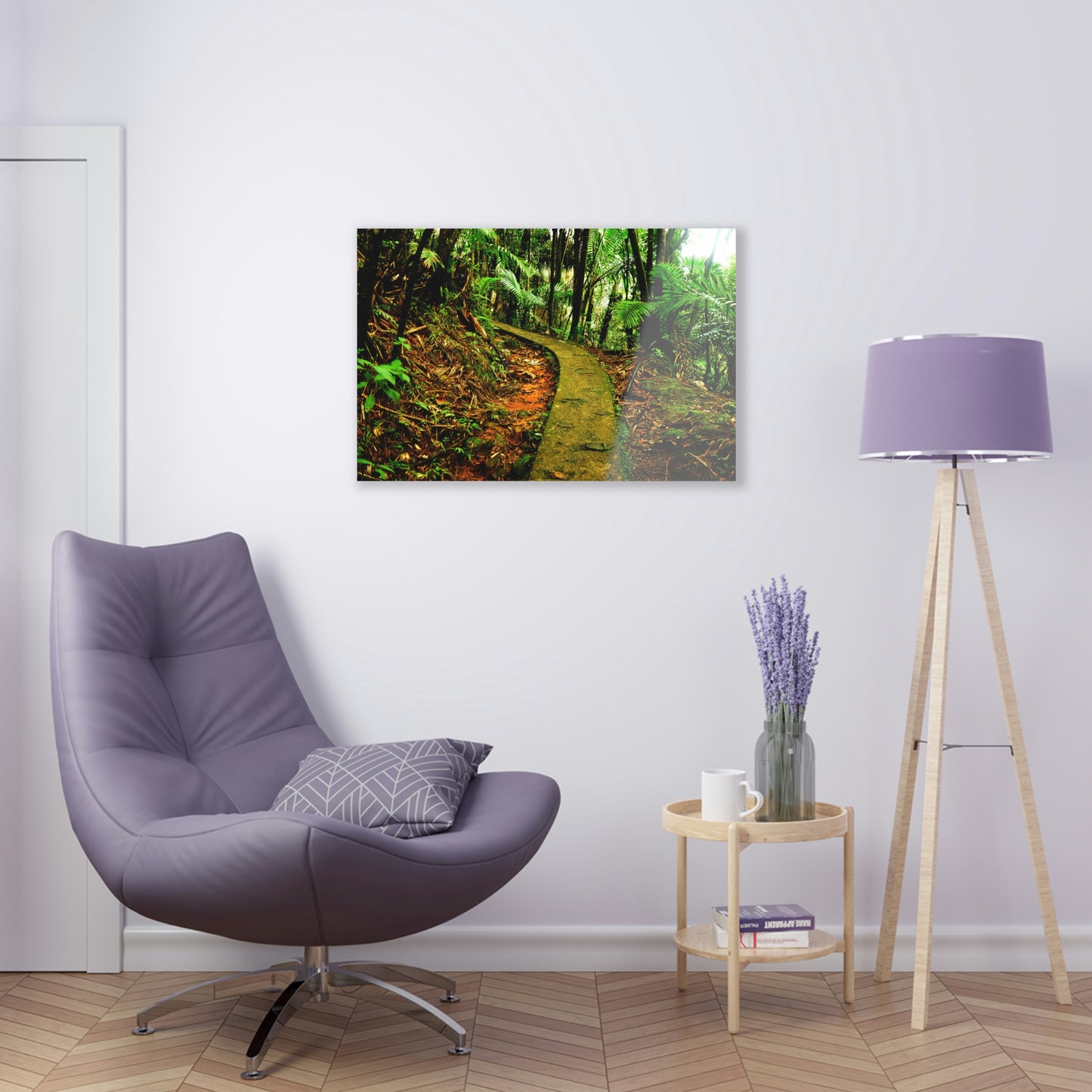 Acrylic Prints - US Made - Ideal for a Stunning Home/Office Decor Ideas - El Yunque - Mt Britton Trail Before Maria - CCMM*