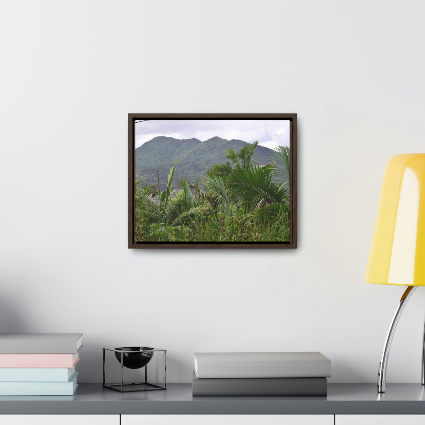 Horizontal Framed Premium Gallery Wrap Canvas - Holy Spirit River explorations - El Yunque rainforest PR