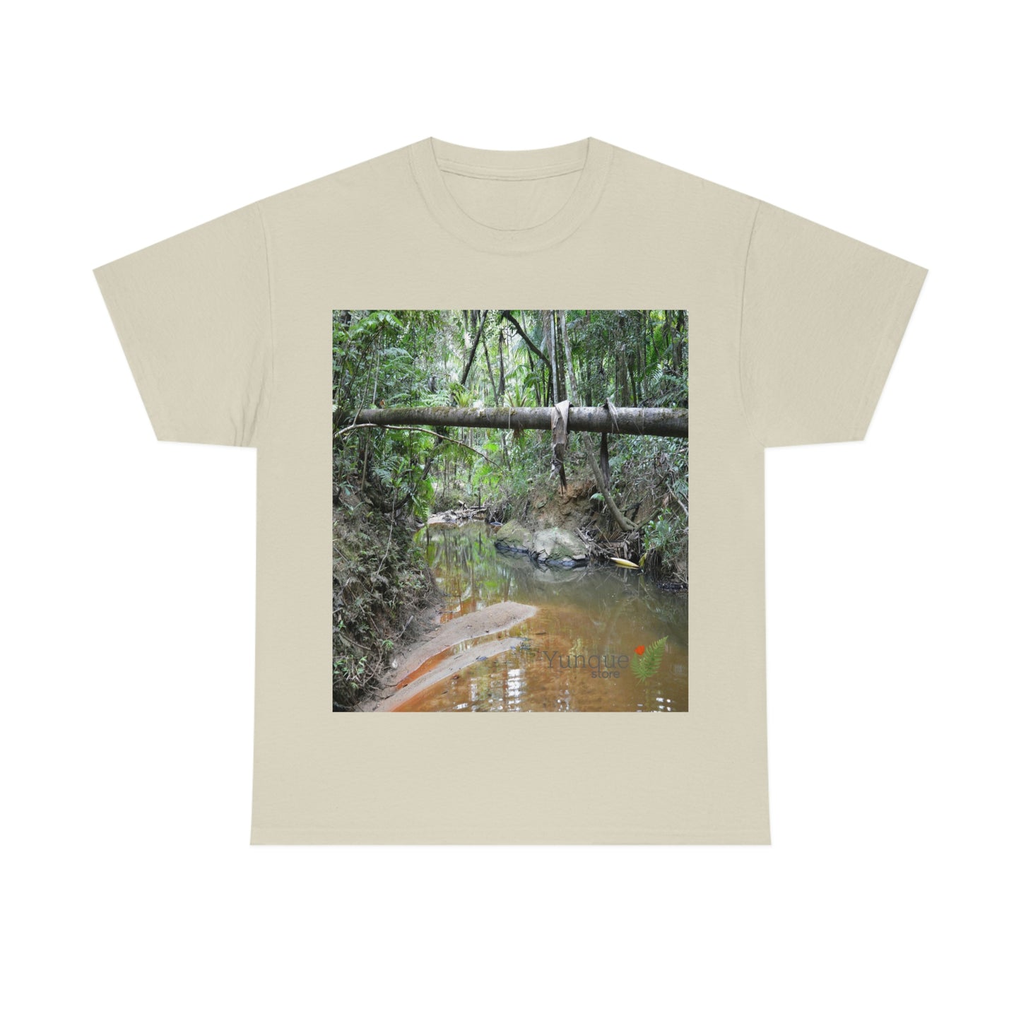 AU Print - Giladan 5000 - Unisex Heavy Cotton Tee - Espiritu Santo wilderness river explorations - El Yunque rain forest - Puerto Rico