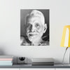 Premium Matte vertical posters - US MADE - Bhagavan Sri Ramana Maharshi - Indian Sage - "Silence is truth. Silence is bliss. Silence is peace."