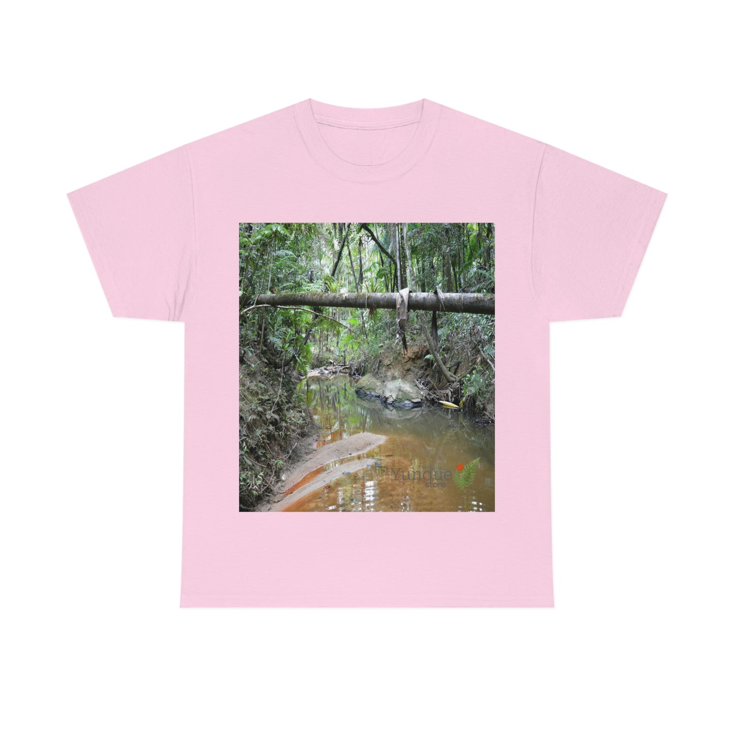 AU Print - Giladan 5000 - Unisex Heavy Cotton Tee - Espiritu Santo wilderness river explorations - El Yunque rain forest - Puerto Rico