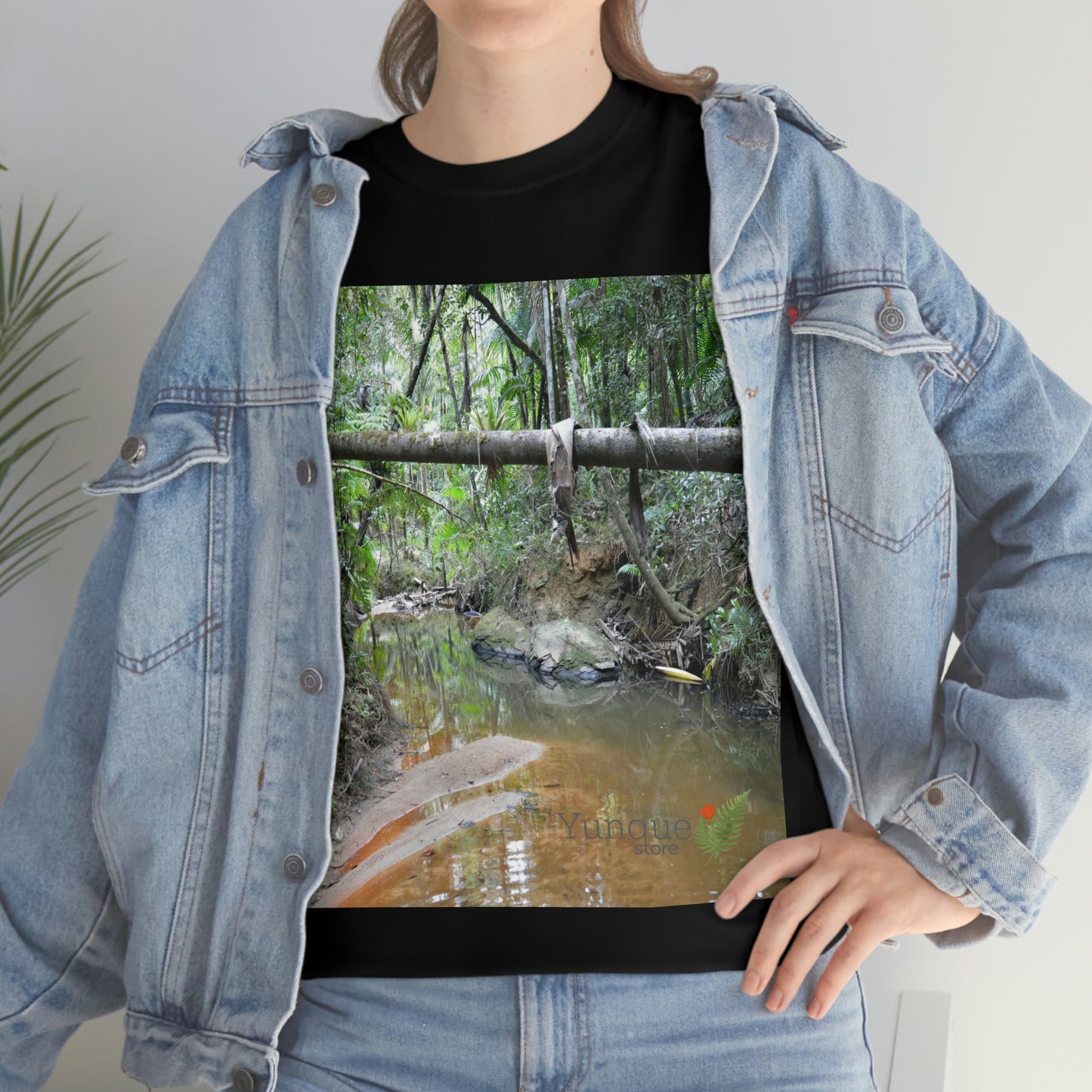 AU Print - Giladan 5000 - Unisex Heavy Cotton Tee - Espiritu Santo wilderness river explorations - El Yunque rain forest - Puerto Rico