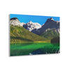 Acrylic Prints - Made in USA - Top Image Quality - British Columbia. Canada. Mountains and Emerald Lake in the Canadian Rockies. - Green Forest Home