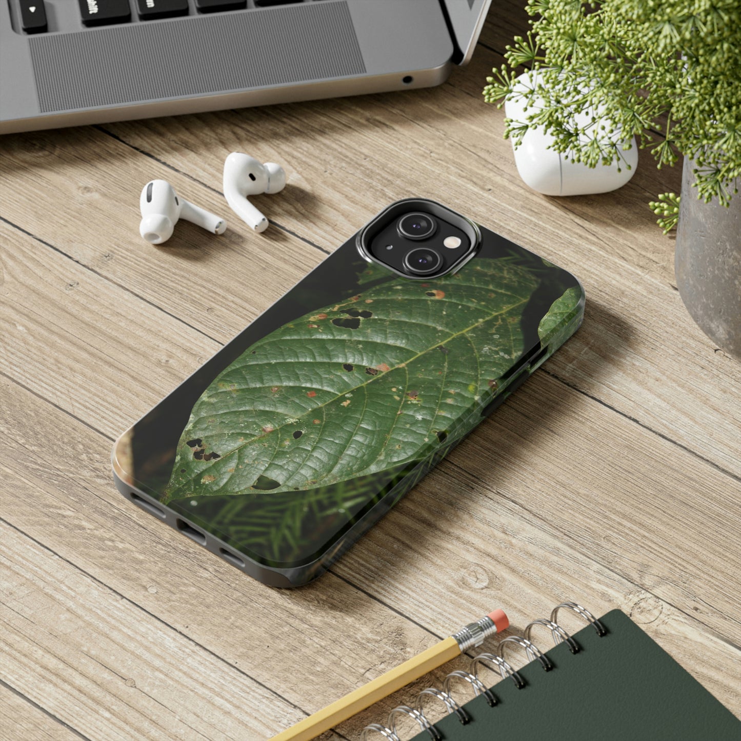 Tough Phone Cases, Case-Mate - Large Tropical leaf - El Yunque rainforest PR - Nikon D850 High Resolution Image - Made in USA