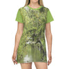 AOP T-shirt Dress - Carite park - Blue river Puerto Rico - Green Forest Home