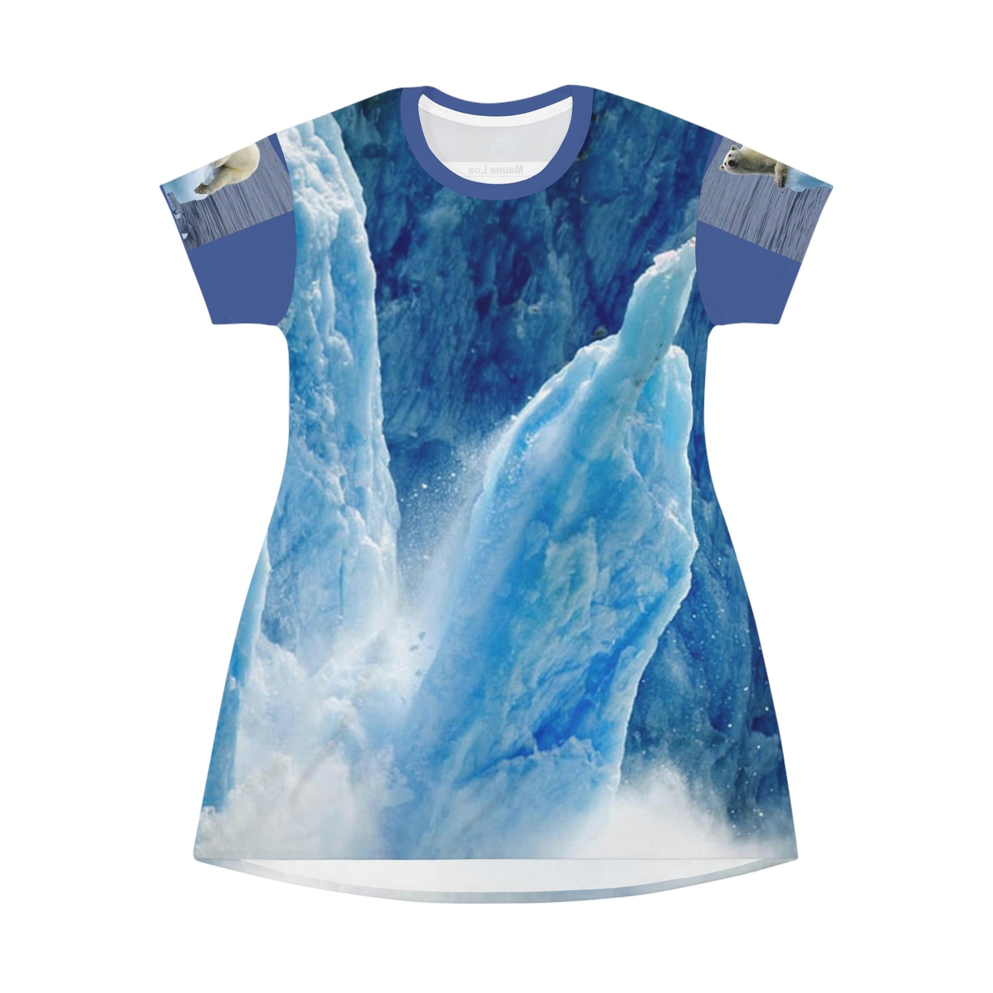 AOP T-shirt Dress - The CO2 Global warming proof - The Keeling Curve - Tech History - Green Forest Home