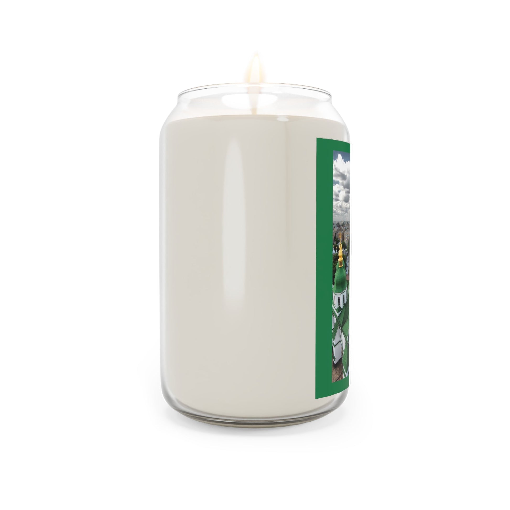 Aromatherapy Candle, 13.75oz - PEACE IN UKRAINE PRAYER CANDLE - St. Sophia Cathedral in Kiev UKRAINE - Green Forest Home